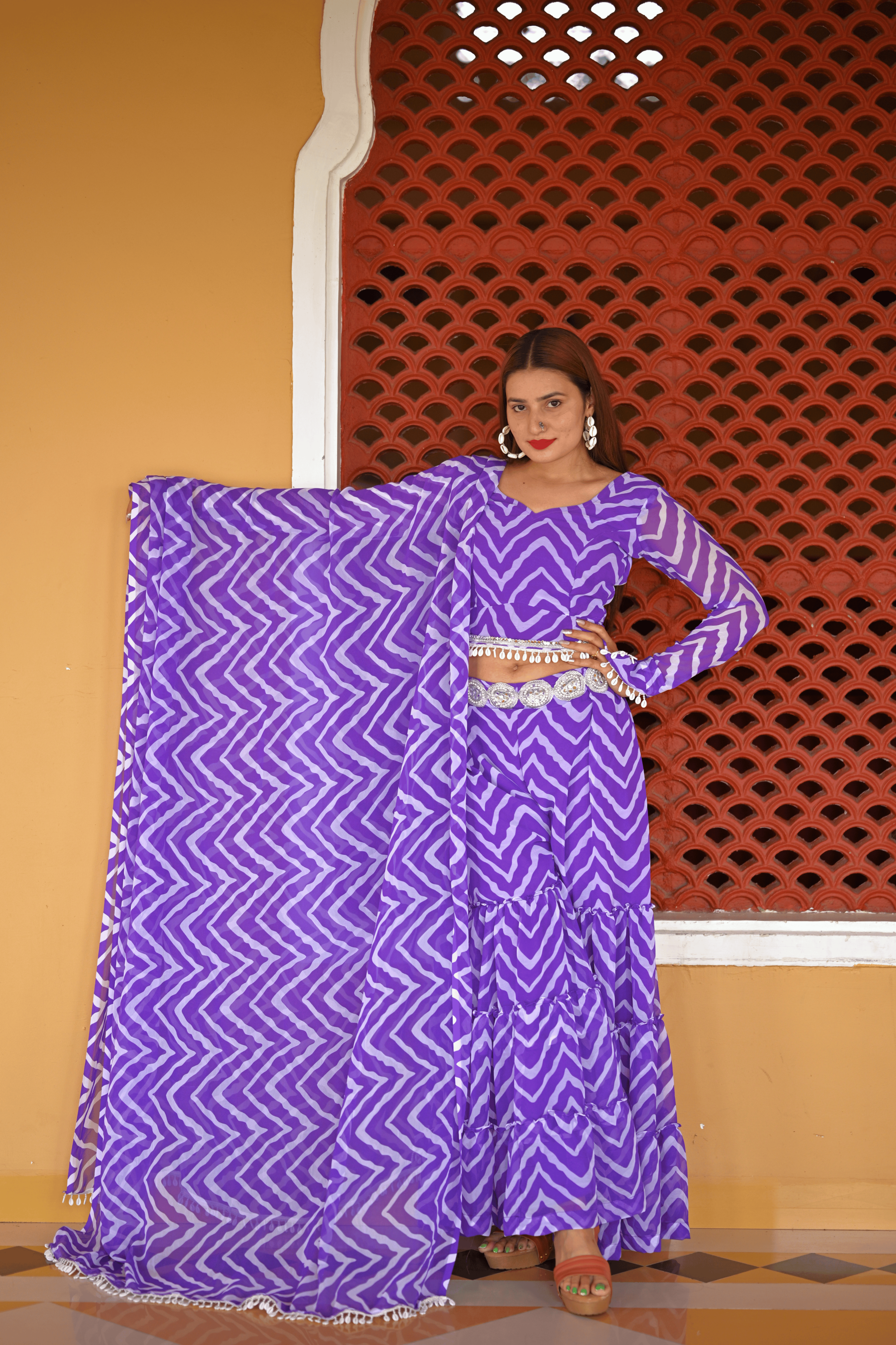 Meher - Lavanya Layered Set with Dupatta