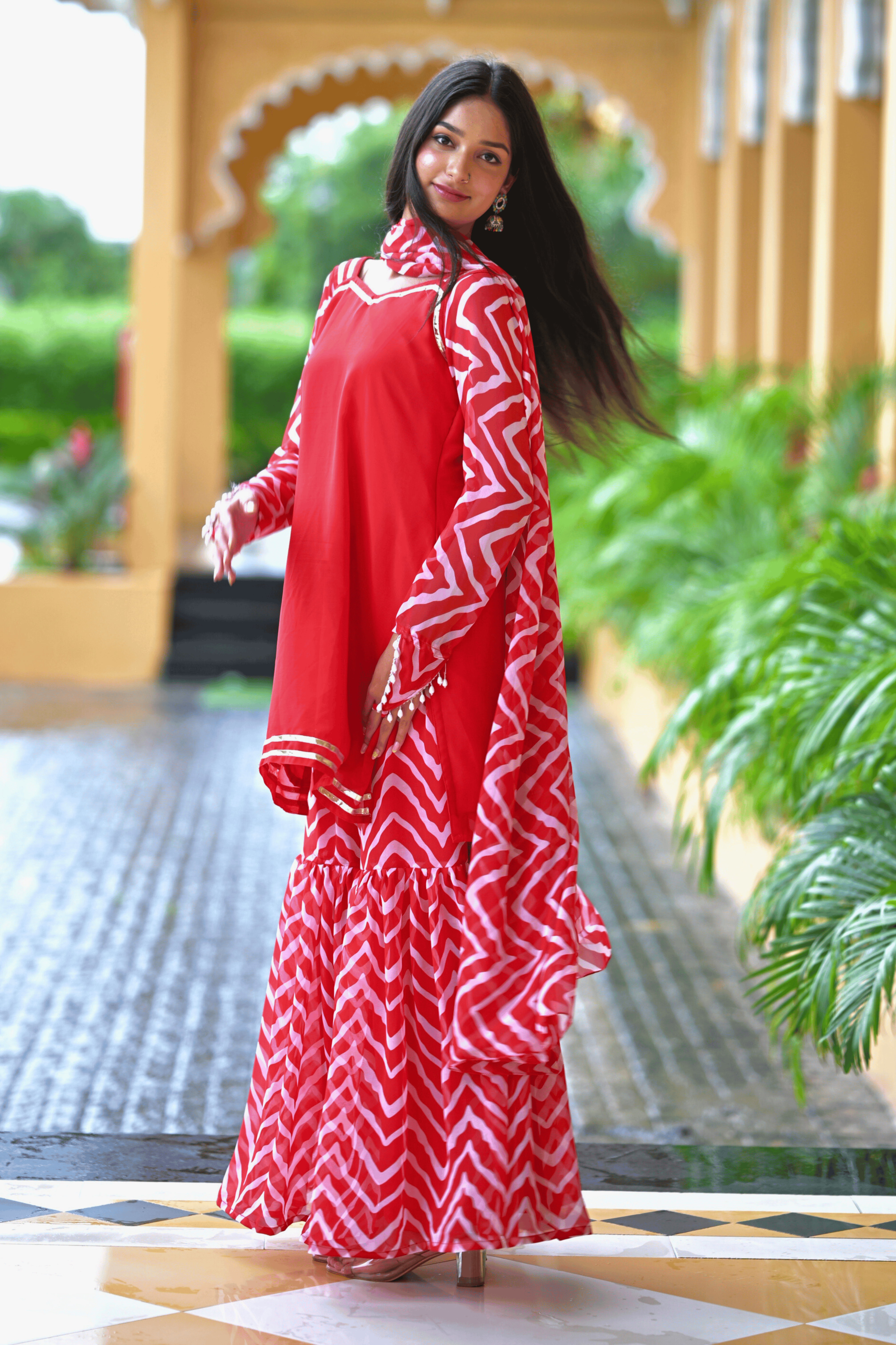 Meher Lehariya Sharara Set