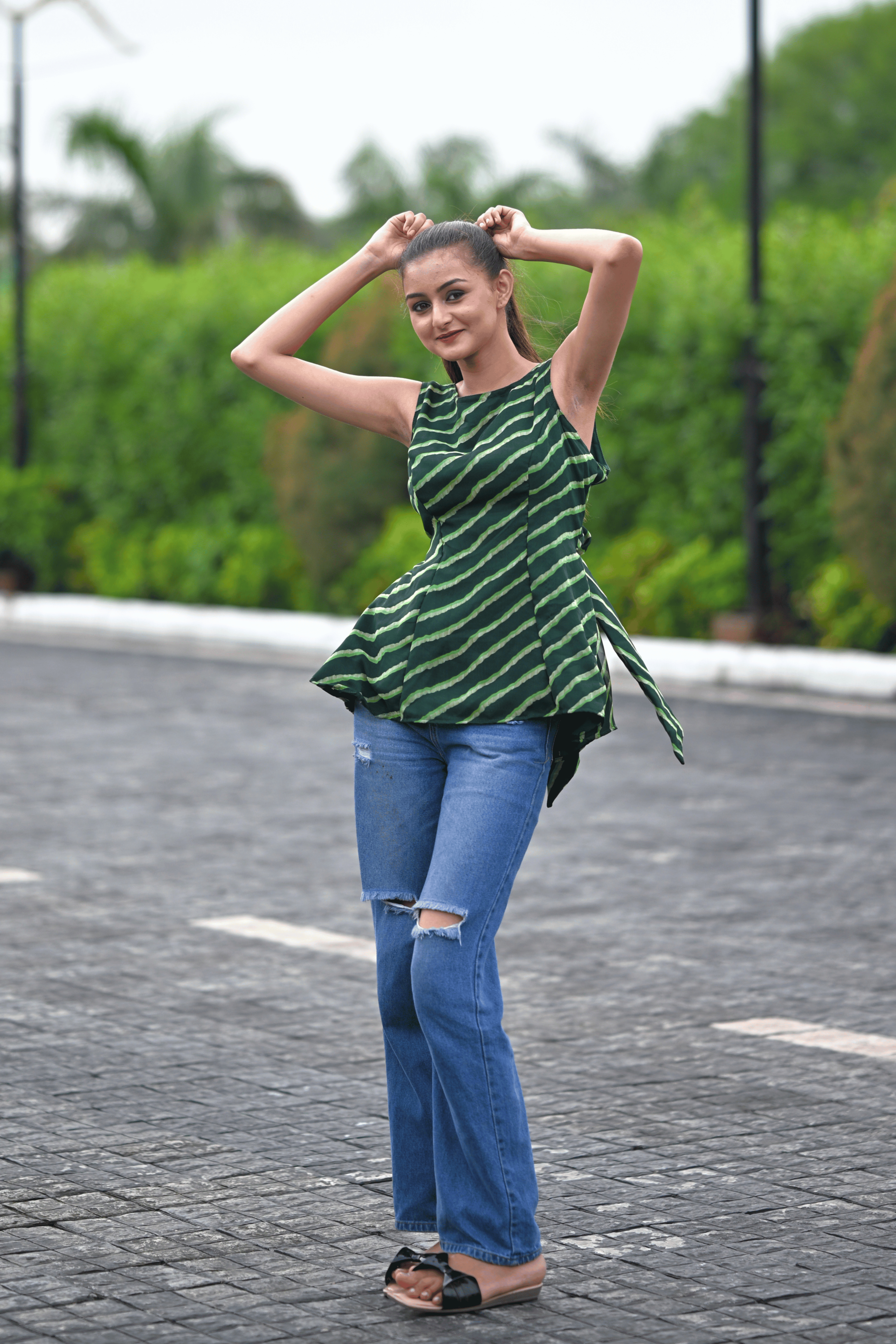 Harita Leheriya Tunic Top