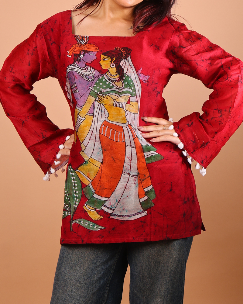 Desi Drip Crimson Charm