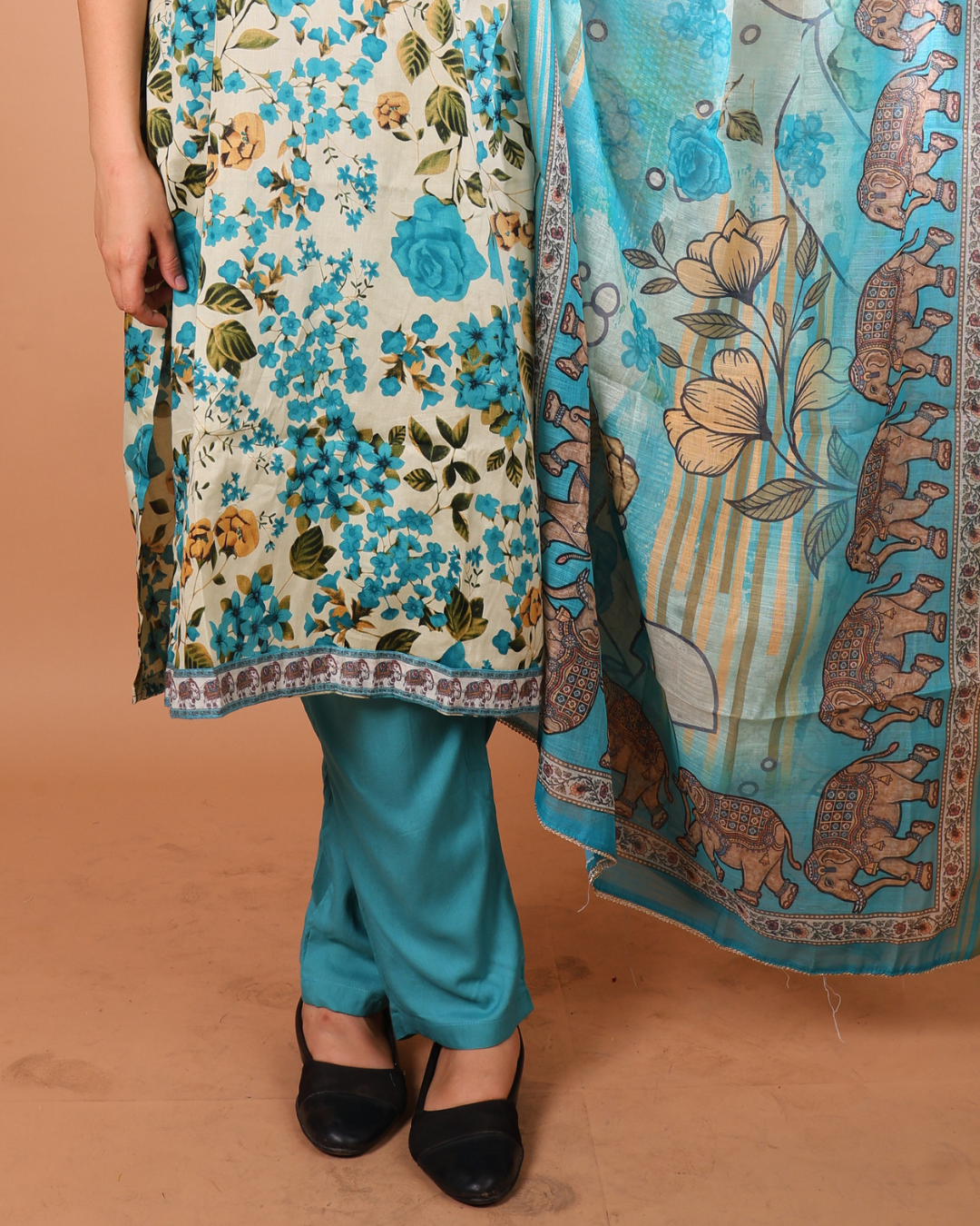 Azure Garden Suit Set
