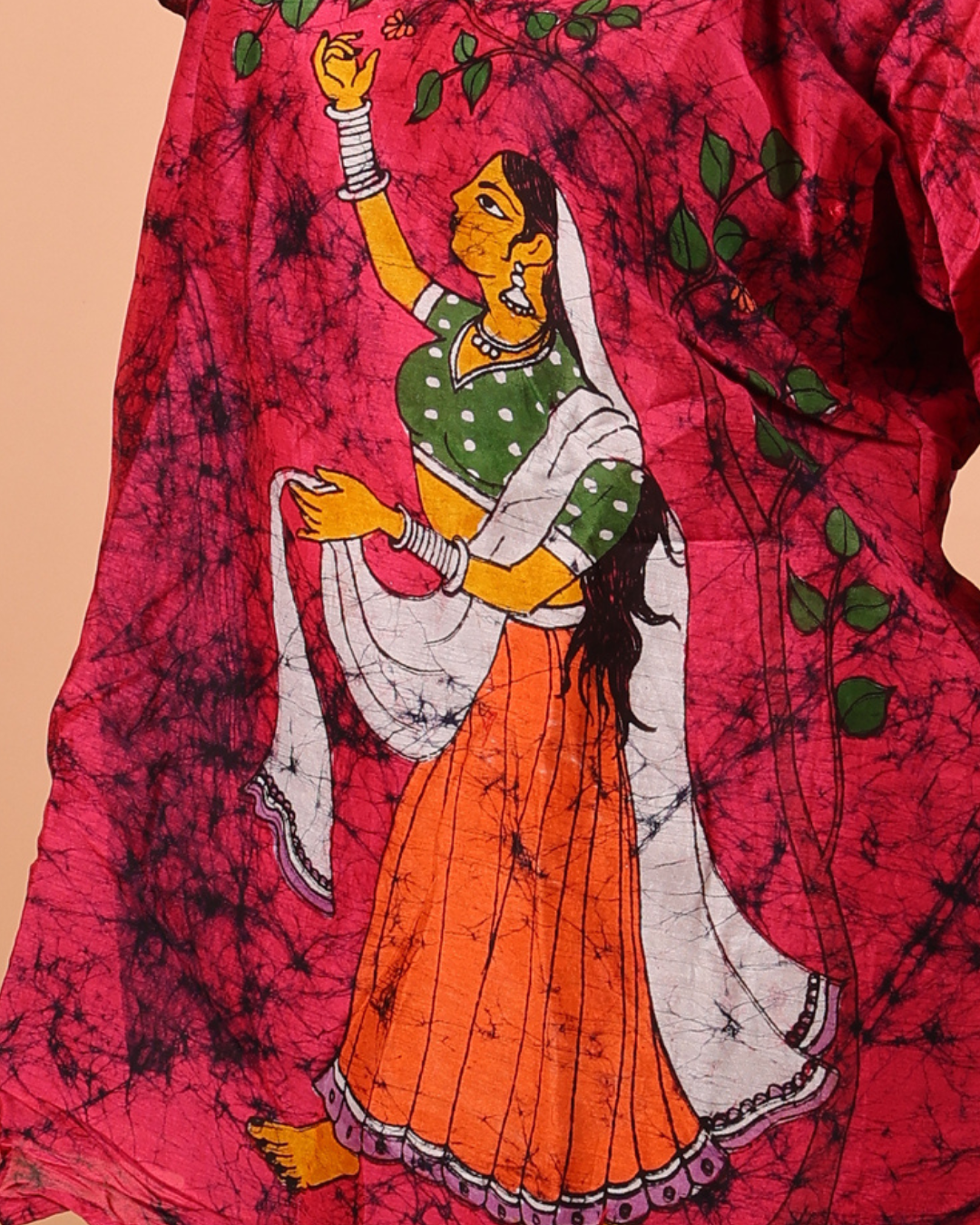 Crimson Tale Kurti