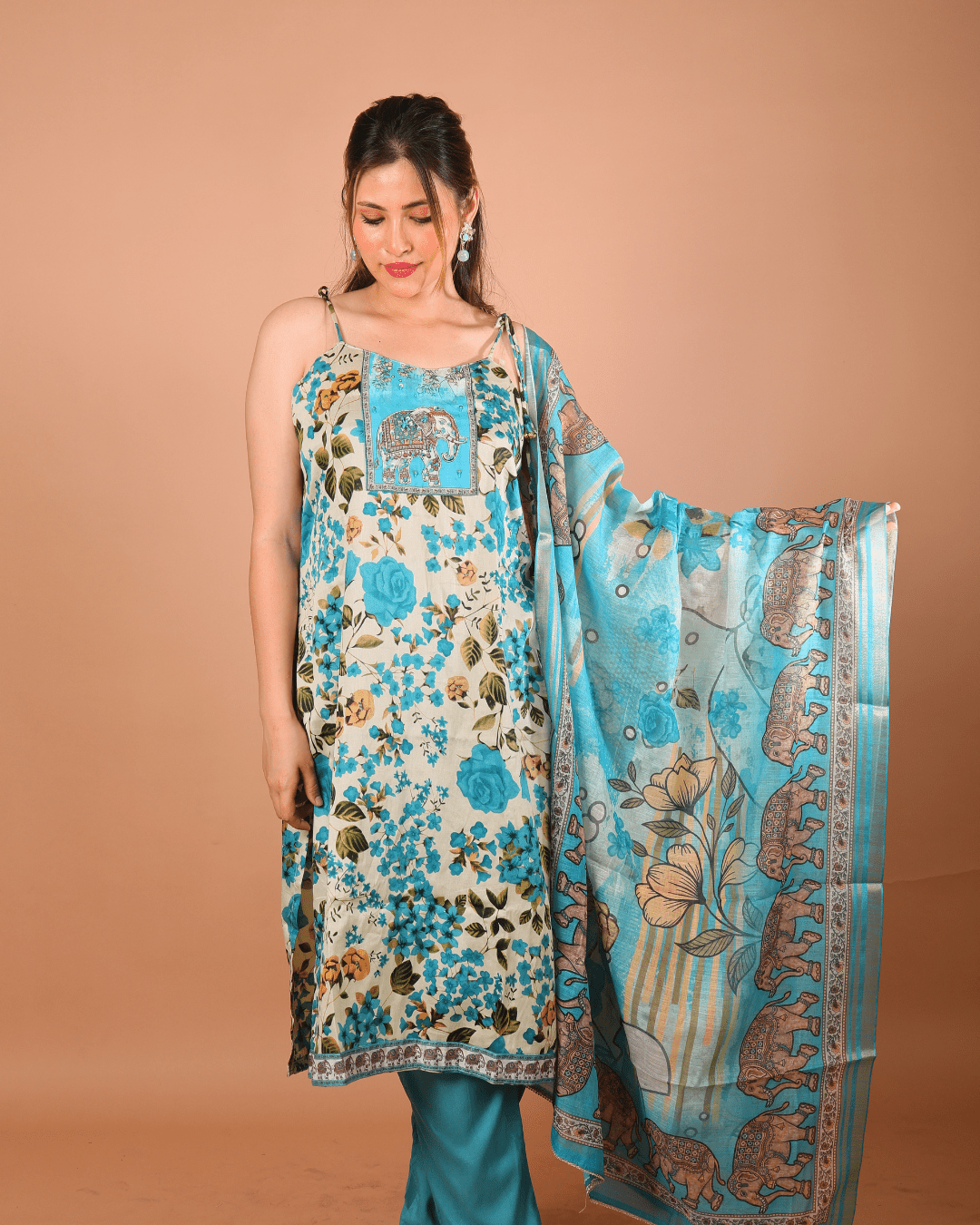 Azure Garden Suit Set - Sukkoon Clothing