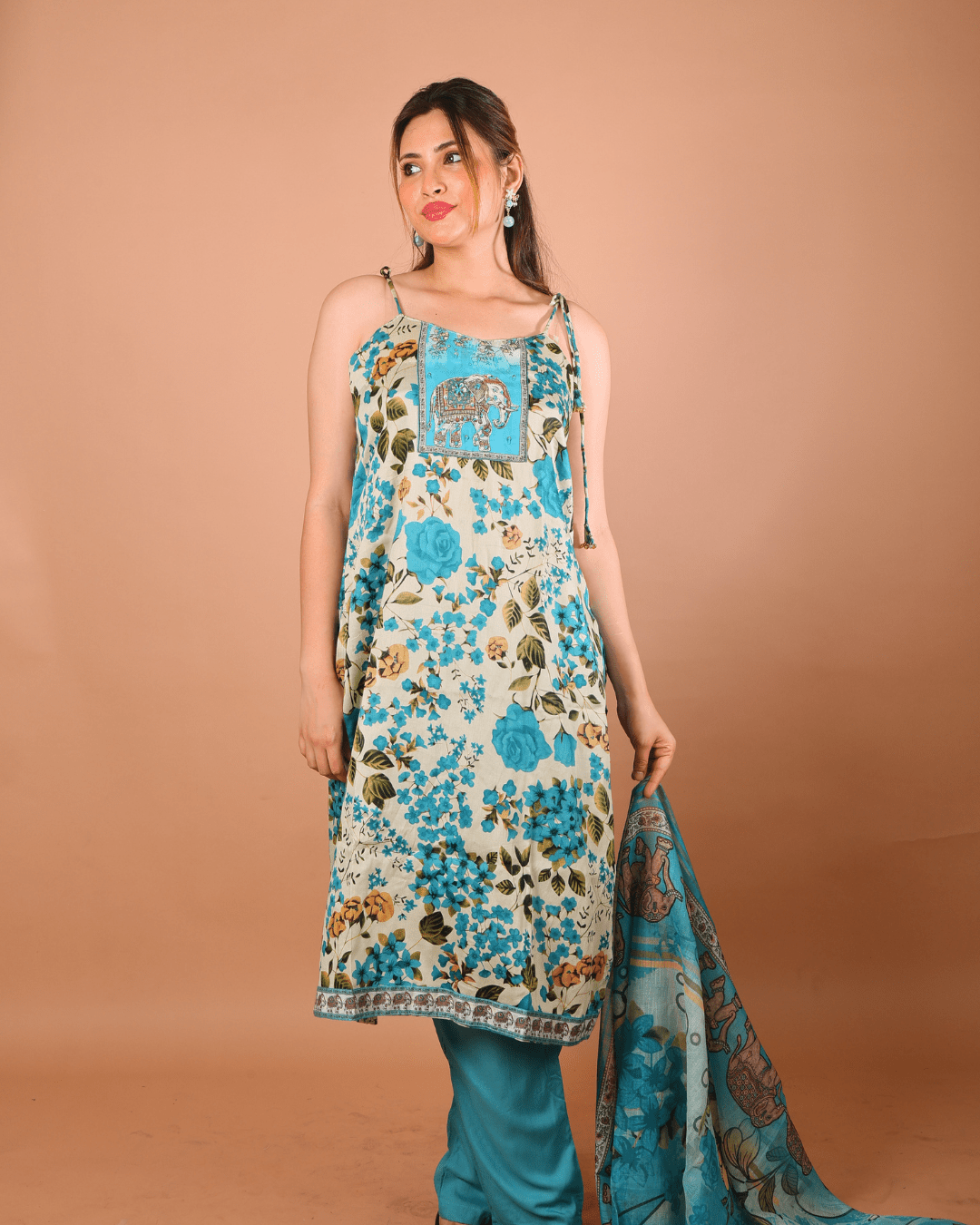 Azure Garden Suit Set - Sukkoon Clothing
