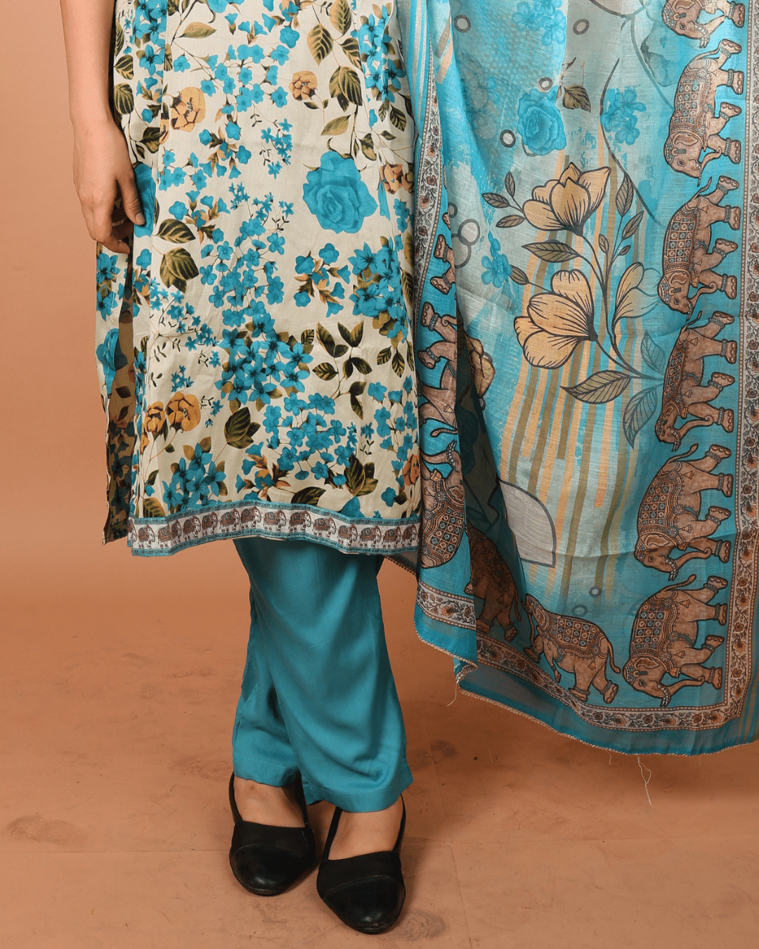 Azure Garden Suit Set