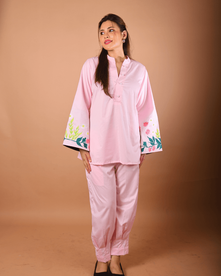 Blush Bloom Co-Ord Set - Sukkoon Clothing