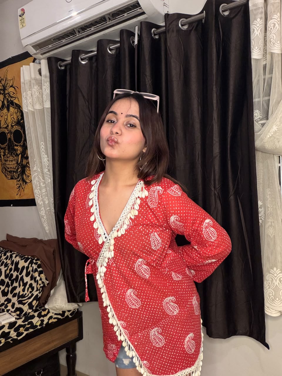 Cherry Dandiya Dress - Sukkoon Clothing