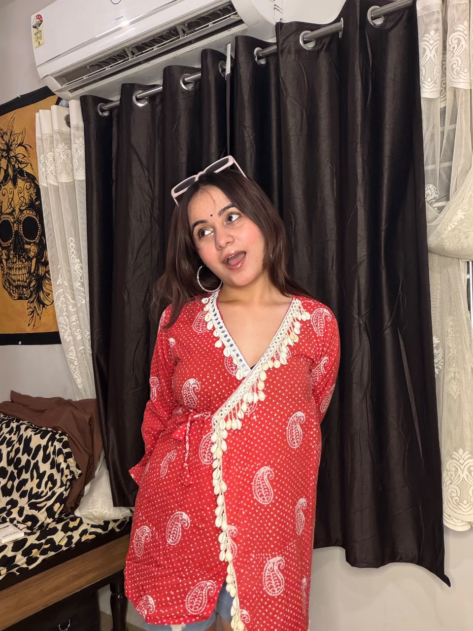 Cherry Dandiya Dress - Sukkoon Clothing