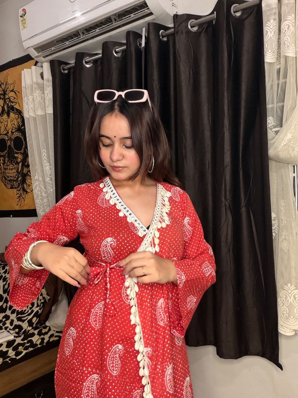 Cherry Dandiya Dress - Sukkoon Clothing