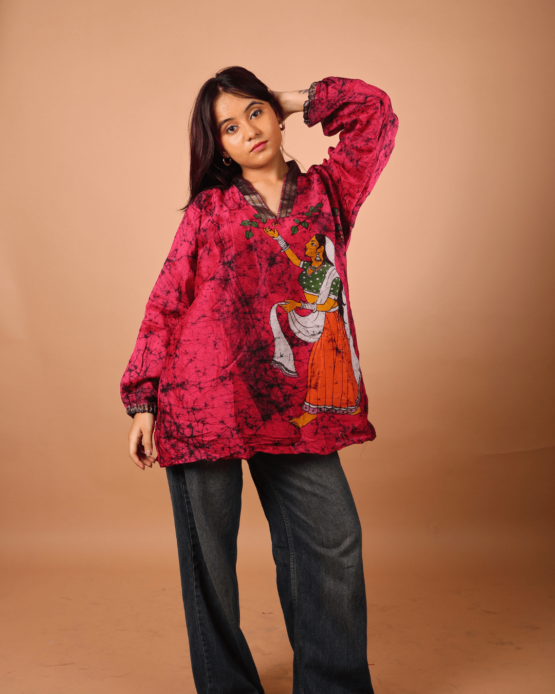 Crimson Tale Kurti - Sukkoon Clothing