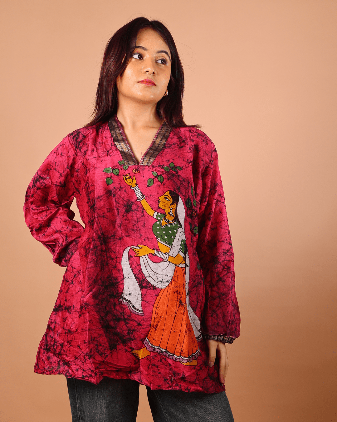 Crimson Tale Kurti - Sukkoon Clothing