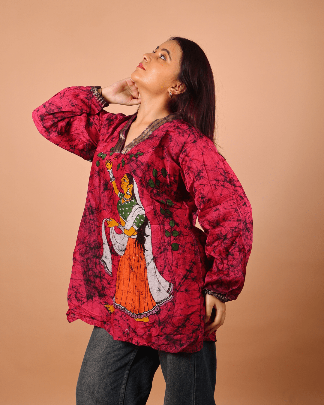 Crimson Tale Kurti - Sukkoon Clothing