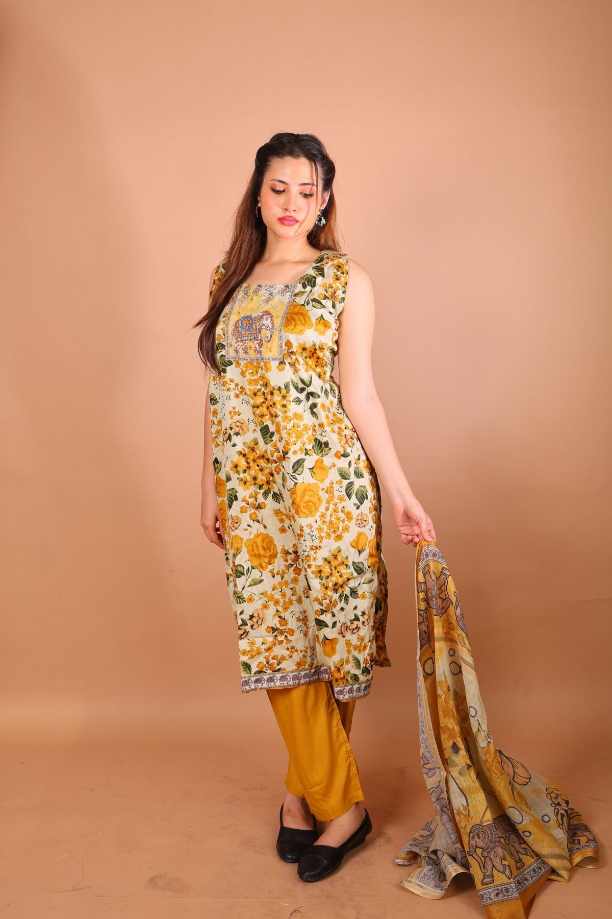 Golden Bloom Suit - Sukkoon Clothing