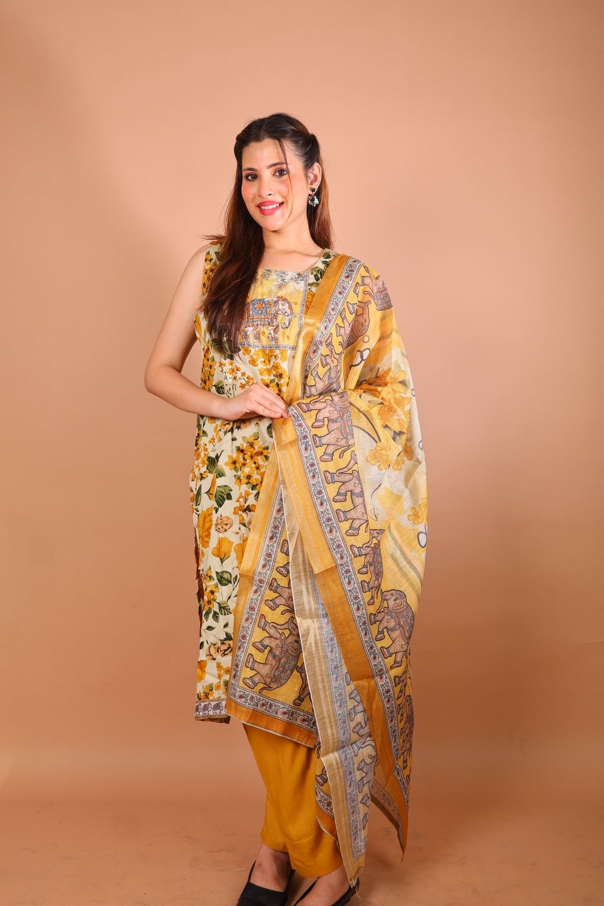 Golden Bloom Suit - Sukkoon Clothing