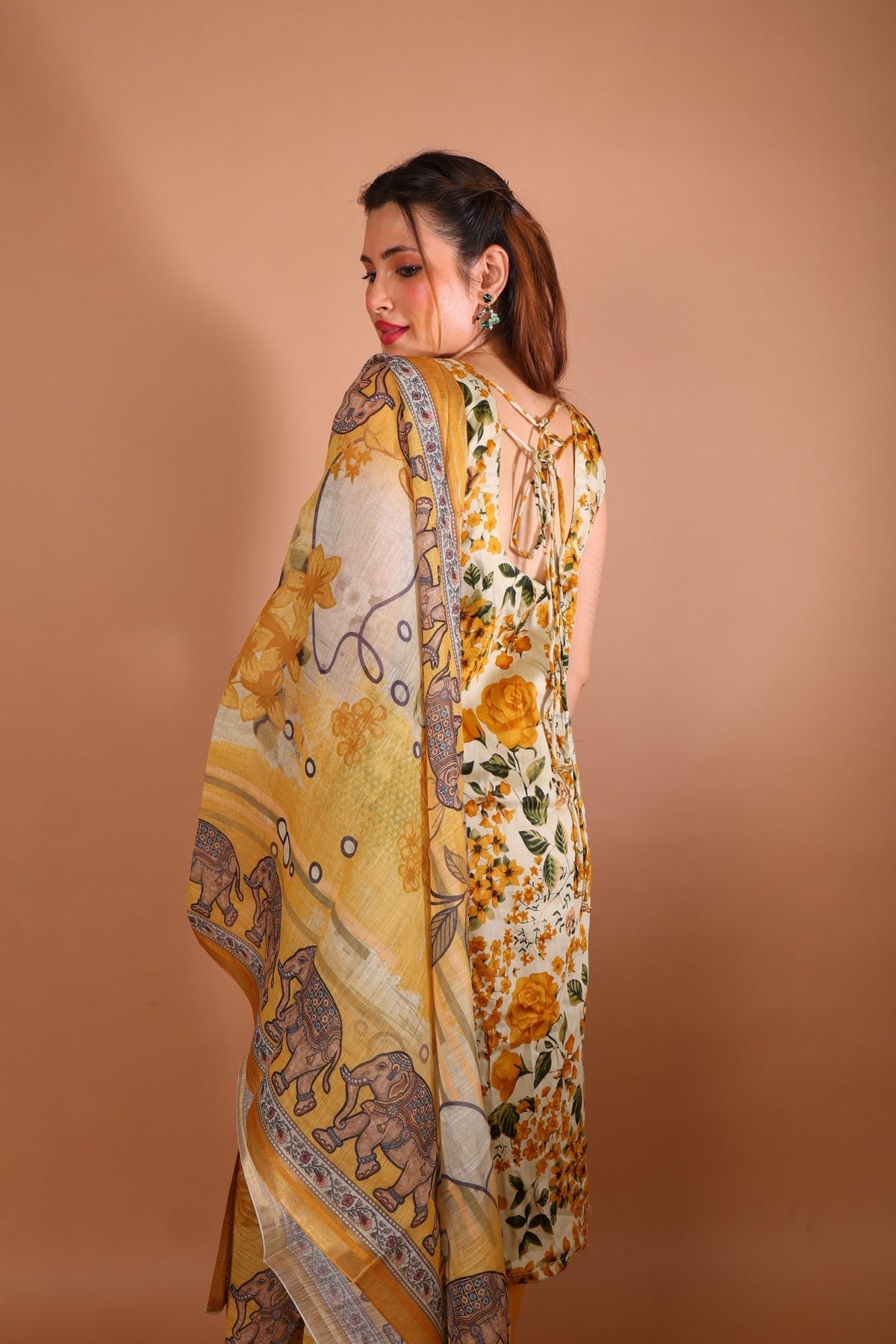Golden Bloom Suit - Sukkoon Clothing