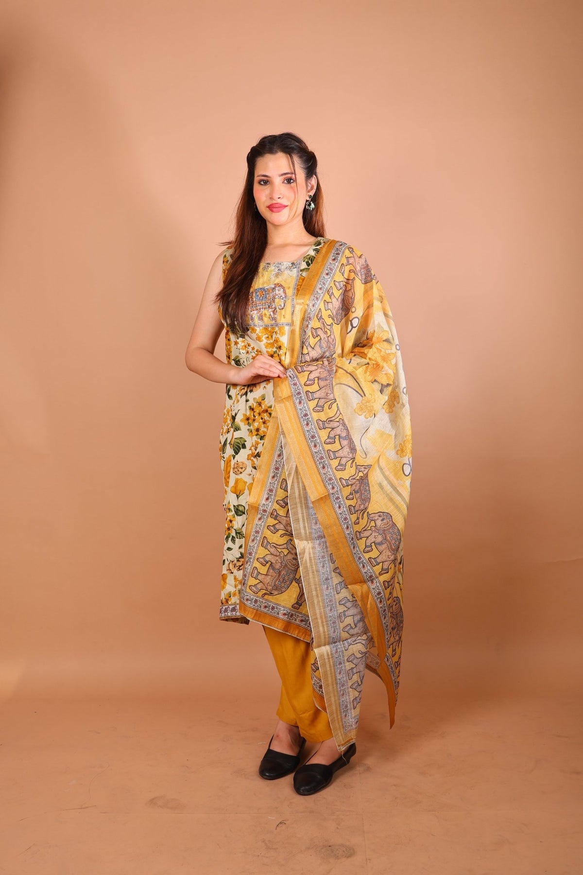 Golden Bloom Suit - Sukkoon Clothing