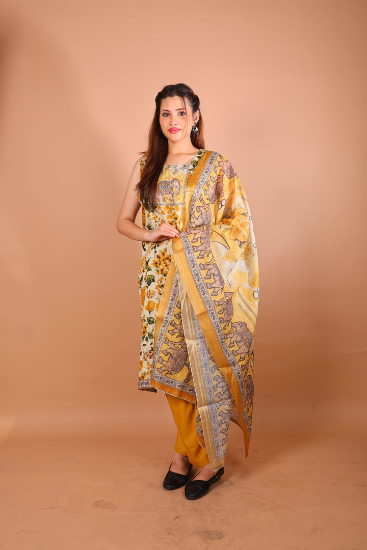 Golden Bloom Suit - Sukkoon Clothing