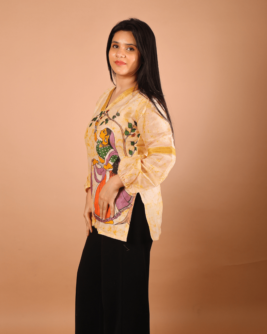 Golden Bloom Top - Sukkoon Clothing