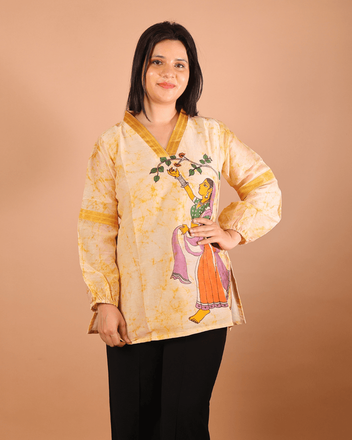 Golden Bloom Top - Sukkoon Clothing