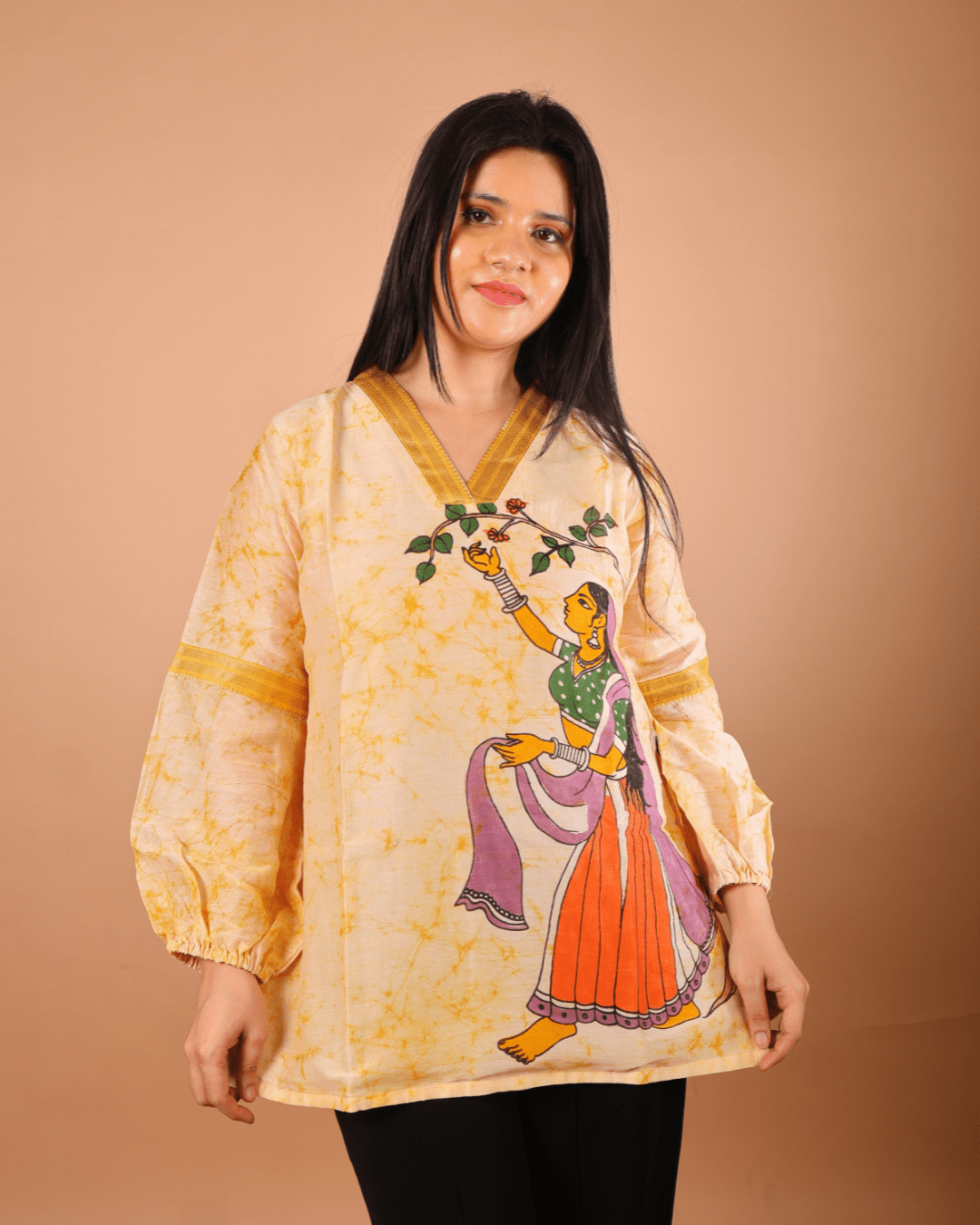 Golden Bloom Top - Sukkoon Clothing