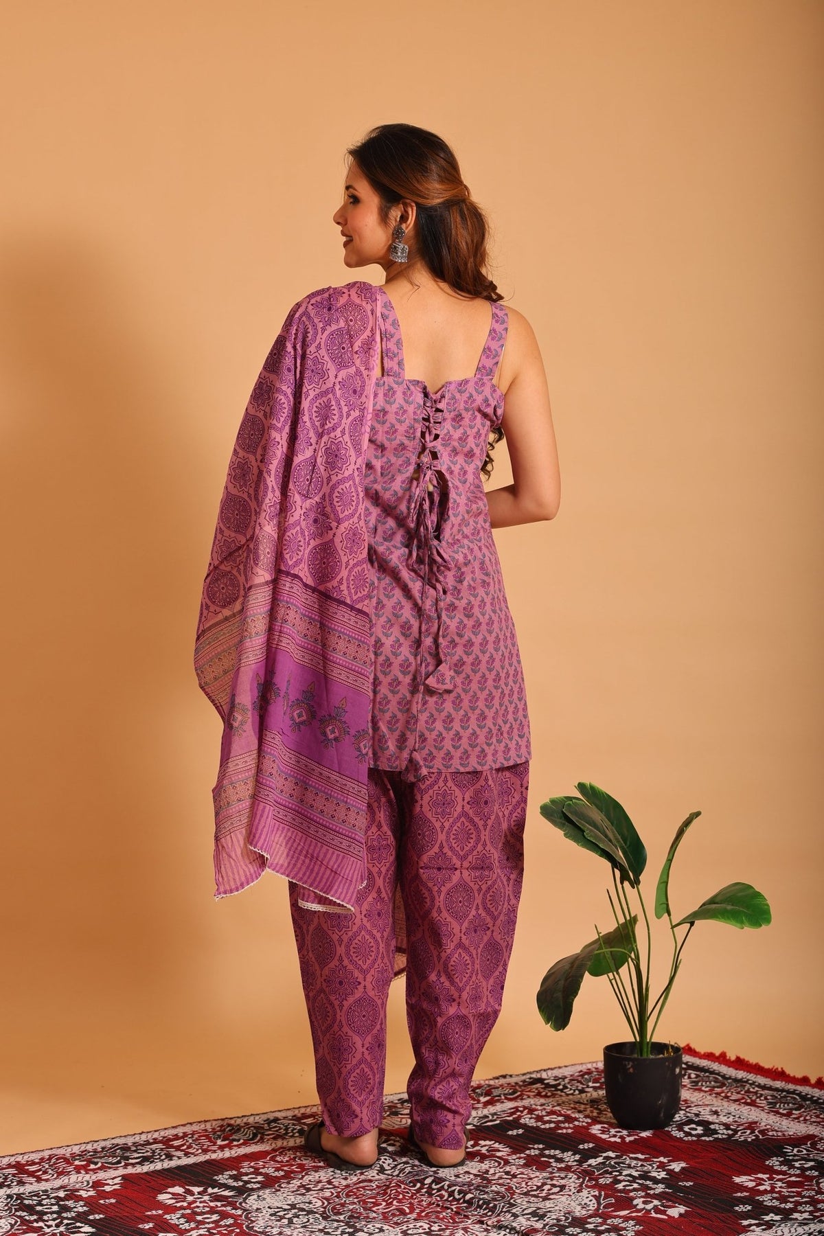 Lavender Heritage Suit - Sukkoon Clothing