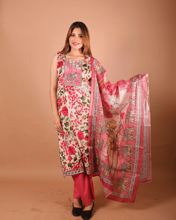Rosé Garden Suit Set - Sukkoon Clothing