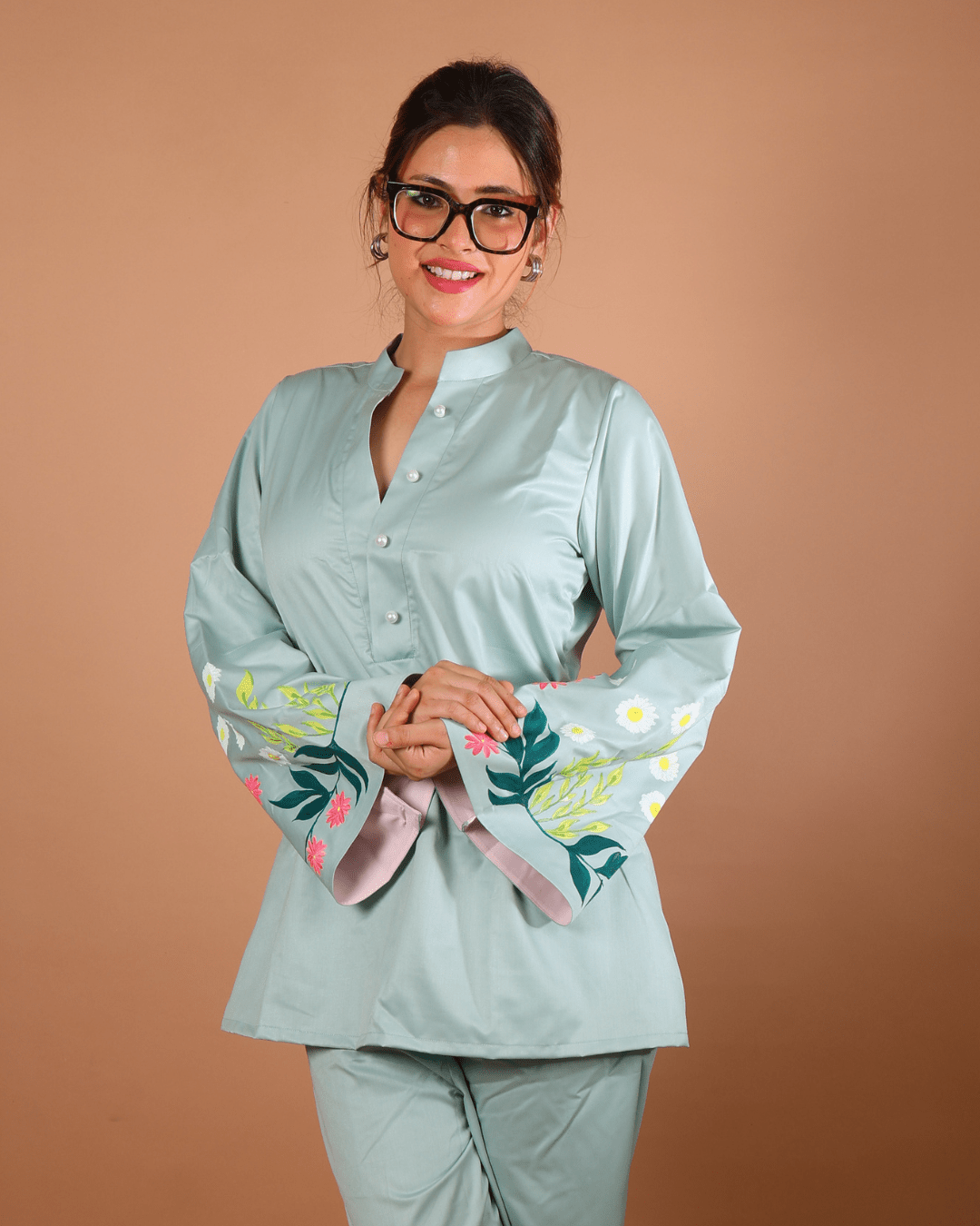 Sage Bloom Co-Ord Set - Sukkoon Clothing