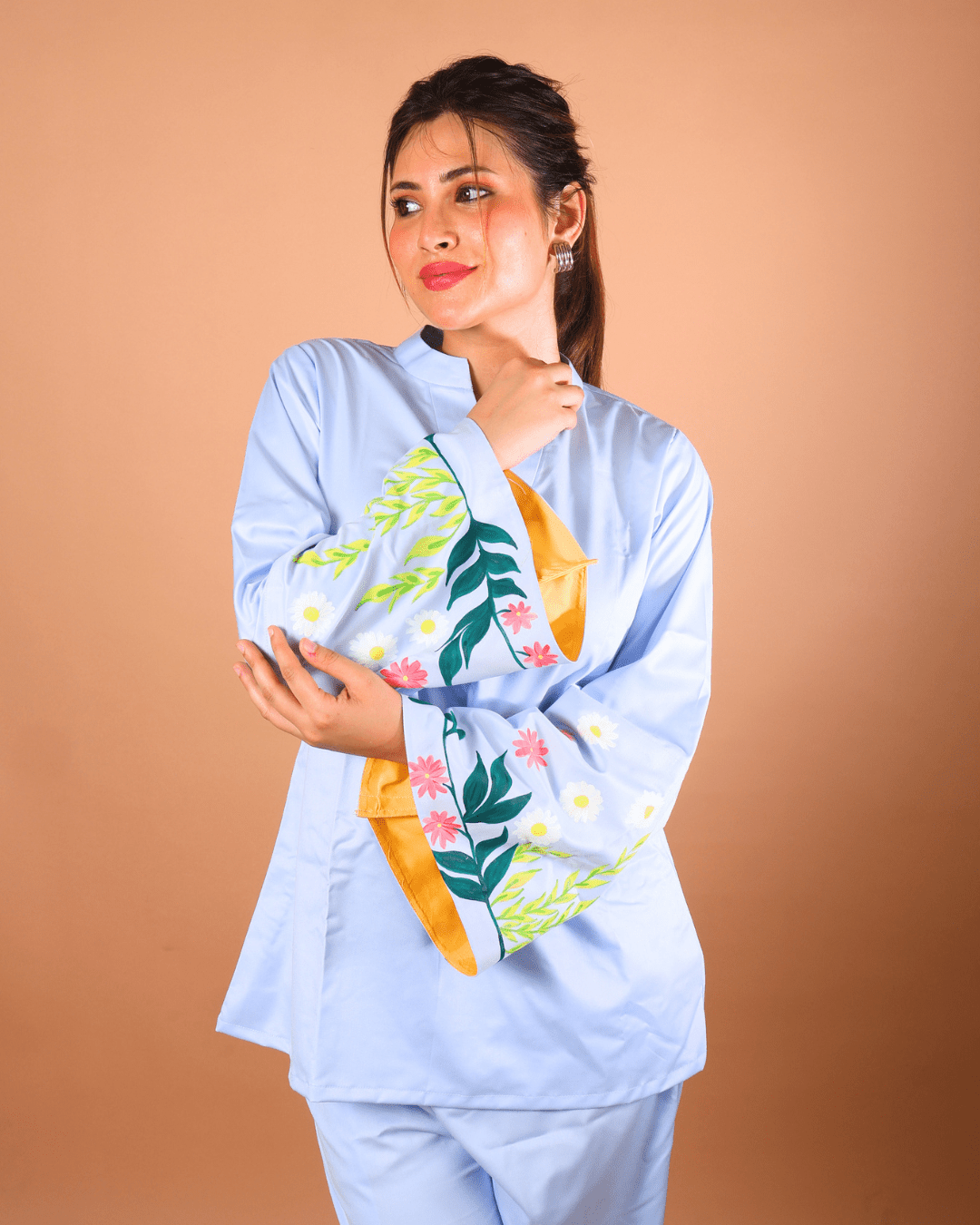 Sky Bloom Co-Ord Set - Sukkoon Clothing