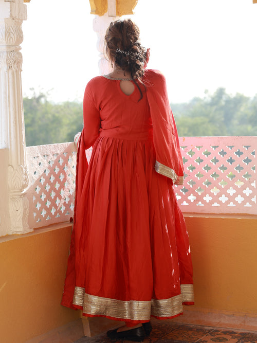 Aarohi Anarkali Set – SAANJH Collection